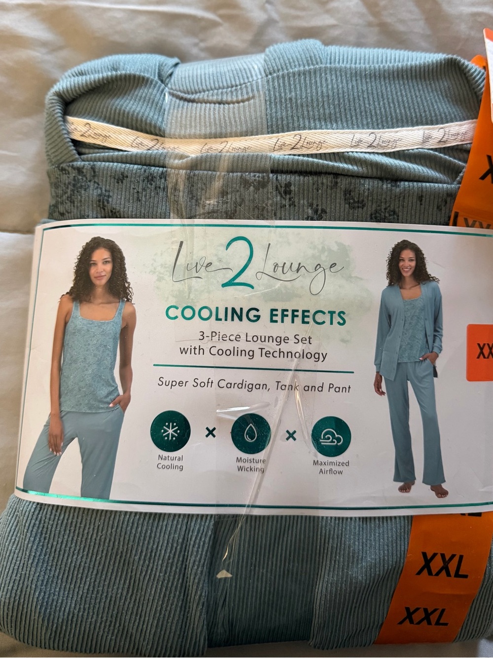 NWT Live 2 Lounge Cooling 3 Piece Lounge Set XXL